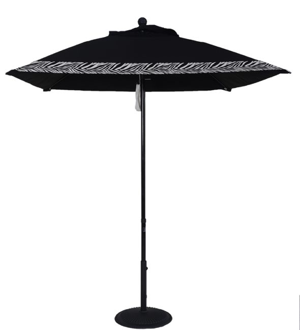6.5 Ft. Aluminum Market Square Double Pulley Umbrella