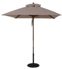 7.5 ft Wood market umbrella