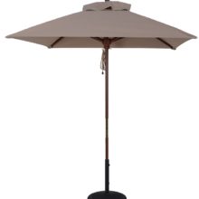 7.5 Ft. Wood Market Square Umbrella