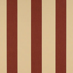 Sunbrella® Fabric 4985-0000 Havelock Brick (Awning Stripe)