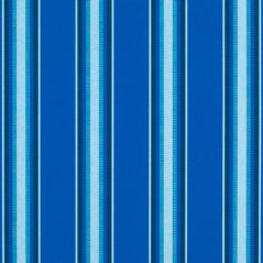 Sunbrella® Fabric 4755-0000 Pacific Blue Fancy (Awning Stripe)
